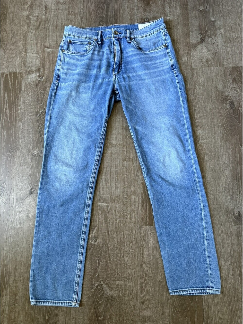 Rag & Bone Slim Fit 2 Straight Jeans Mens 32x32 Blue Med Wash Denim